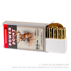 200 Rounds of 30-06 Springfield Ammo by Winchester Super-X - 150gr PP