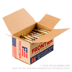 50 Rounds of 5.56x45 Ammo by Hornady Frontier - 55gr FMJ M193