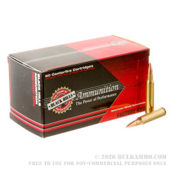50 Rounds of .223 Ammo by Black Hills Ammunition - 77gr Sierra MatchKing HP 50 Rounds of .223 Ammo by Black Hills Ammunition - 77gr Sierra MatchKing HP