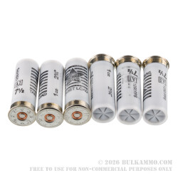 250 Rounds of 12ga Ammo by Stars and Stripes - 1 ounce #7 1/2 shot