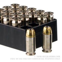 20 Rounds of .45 ACP Ammo by Remington Golden Saber Defense - 185gr BJHP