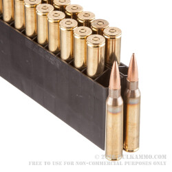 20 Rounds of .338 Lapua Magnum Ammo by Barnes Precision Match - 300gr OTM BT
