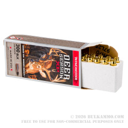 200 Rounds of .300 AAC Blackout Ammo by Winchester Deer Season XP - 150gr Extreme Point