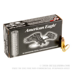 500  Rounds of 9mm Ammo by Federal - 124gr FMJ