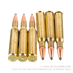 20 Rounds of 30-06 Springfield Ammo by Fiocchi - 150gr PSP