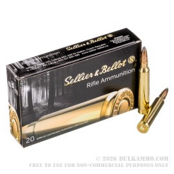 400 Rounds of .300 Win Mag Ammo by Sellier & Bellot - 180gr SPCE