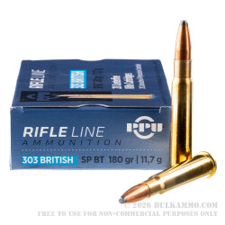 500 Rounds of .303 British Ammo by Prvi Partizan - 180gr SP