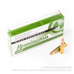 20 Rounds of 7.62x39mm Ammo by Remington - 123gr MC 20 Rounds of 7.62x39mm Ammo by Remington - 123gr MC