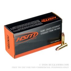 50 Rounds of .32 H&R Magnum Ammo by HSM - 85gr XTP JHP
