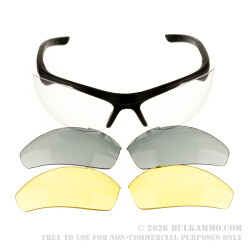 Champion Ballistic Eyes & Ears Combo - 1 Pair - Clear/Smoke/Yellow Champion Ballistic Eyes & Ears Combo - 1 Pair - Clear/Smoke/Yellow