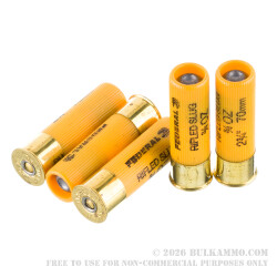 250 Rounds of 20ga Ammo by Federal Power Shok - 2-3/4" 3/4 ounce Rifled Slug