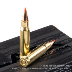 20 Rounds of 6.8 SPC Ammo by Hornady BLACK - 110gr V-MAX