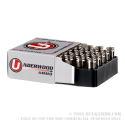 20 Rounds of 10mm Ammo by Underwood - 135gr JHP