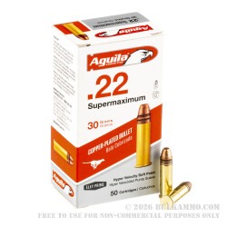 500 Rounds of .22 LR Ammo by Aguila - 30gr CPRN 500 Rounds of .22 LR Ammo by Aguila - 30gr CPRN