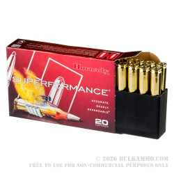20 Rounds of .270 Win Ammo by Hornady - 130gr SST