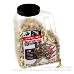 4500 Rounds of .22 LR Ammo by Winchester Wildcat - 40gr CPHP