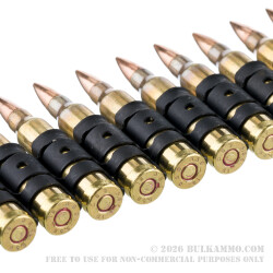 800 Linked Rounds of 5.56x45 Ammo in Ammo Can by Magtech - 62gr FMJ 800 Linked Rounds of 5.56x45 Ammo in Ammo Can by Magtech - 62gr FMJ