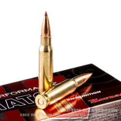20 Rounds of .308 Win Ammo by Hornady Superformance Match - 168gr ELD Match