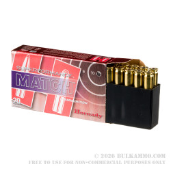 20 Rounds of .308 Win Ammo by Hornady Superformance Match - 168gr ELD Match