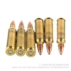 20 Rounds of 5.56x45 Ammo by Armscor Subsonic - 77gr OTM
