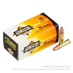 5000 Rounds of .22 LR Ammo by Armscor Precision - 36gr CPHP 5000 Rounds of .22 LR Ammo by Armscor Precision - 36gr CPHP