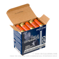 25 Rounds of 12ga Ammo by Fiocchi - 1 1/4 ounce #4 shot