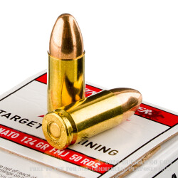1000 Rounds of 9mm NATO Ammo by Winchester - 124gr FMJ