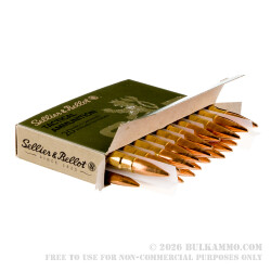 500 Rounds of .300 AAC Blackout Ammo by Sellier & Bellot - 124gr FMJ