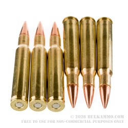 50 Rounds of 30-06 Springfield Ammo by Hornady M1 Garand- 150gr FMJ