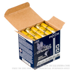 25 Rounds of 20ga Ammo by Fiocchi - 1 1/4 ounce #7.5 shot