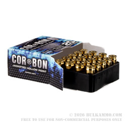 20 Rounds of .380 ACP Ammo by Corbon - 90gr JHP