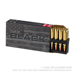 20 Rounds of .223 Ammo by Hornady BLACK - 75gr BTHP Match