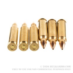 20 Rounds of .223 Ammo by Hornady Superformance - 50gr CX