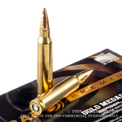 20 Rounds of .223 Ammo by Federal Gold Medal - 73gr Berger BTHP
