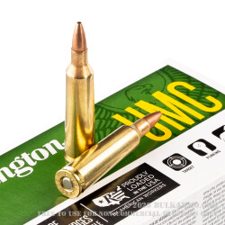 20 Rounds of .22-250 Rem Ammo by Remington - 50gr JHP