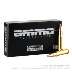 500 Rounds of .308 Win Ammo by Ammo Inc. - 150gr FMJ 500 Rounds of .308 Win Ammo by Ammo Inc. - 150gr FMJ