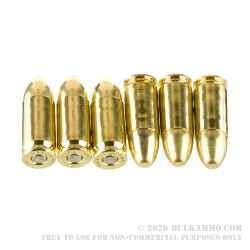 1000 Rounds of 9mm Ammo by Fiocchi - 115gr FMJ 1000 Rounds of 9mm Ammo by Fiocchi - 115gr FMJ