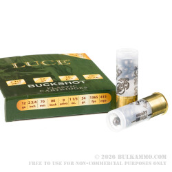 300 Rounds of 12ga Ammo by Luce - 00 Buck