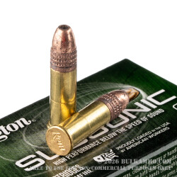 50 Rounds of .22 LR Ammo by Remington Subsonic - 40gr CPHP
