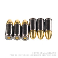 50 Rounds of 9mm Ammo by Sterling Steel - 115gr FMJ