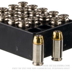 20 Rounds of .40 S&W Ammo by Remington Golden Saber Defense - 165gr BJHP