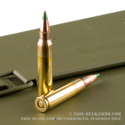 840 Rounds of 5.56x45 Ammo by PMC X-TAC - 62gr FMJ M855 in Bandolier in Ammo Can