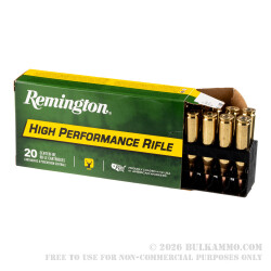 20 Rounds of .243 Win Ammo by Remington - 80gr PSP