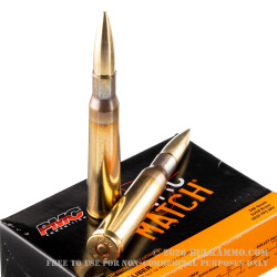 10 Rounds of .50 BMG Ammo by PMC - 740gr Brass Solid