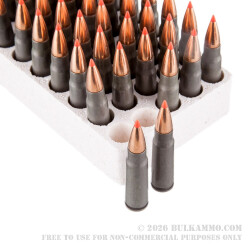 500  Rounds of 7.62x39mm Ammo by Hornady - 123gr SST