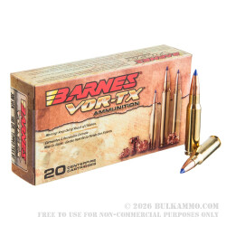 20 Rounds of .308 Win Ammo by Barnes - 168gr TTSX 20 Rounds of .308 Win Ammo by Barnes - 168gr TTSX