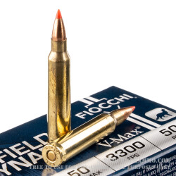 50 Rounds of .223 Ammo by Fiocchi - 50gr V-Max