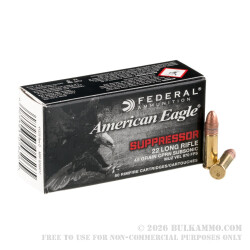 500 Rounds of .22 LR Ammo by Federal - 45 gr CPRN