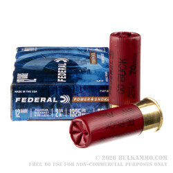 250 Rounds of 12ga Ammo by Federal -  00 Buck