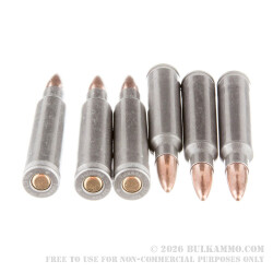 100 Rounds of .223 Ammo by Tula - 62 Grain FMJ 100 Rounds of .223 Ammo by Tula - 62 Grain FMJ
